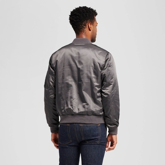 Men's Standard Fit Insulated Bomber Jacket - Picture 2 of 2